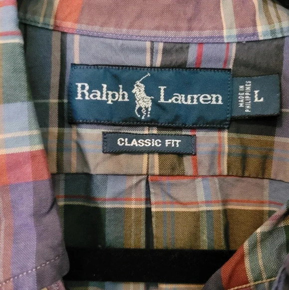 POLO RALPH LAUREN 2 men's long sleeve button-down preppy collegiate shirts, L - Picture 4 of 15